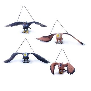 Obrázek z Orel/sova plast 38 cm na gumě, 4dr (12) 